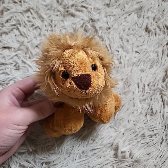 Lion Stuffed Animal Plush Bean Toy Kids American Wildlife Foundation AWF - Picture 8 of 8